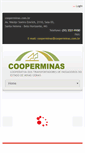 Mobile Screenshot of cooperminas.com.br