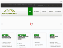 Tablet Screenshot of cooperminas.com.br